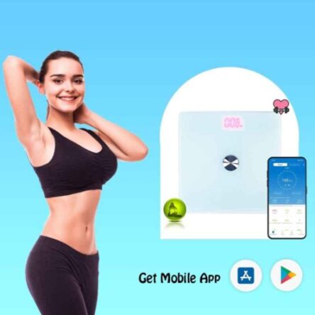 Acu-Check Bluetooth White Weighing Machine Scale for Human Body