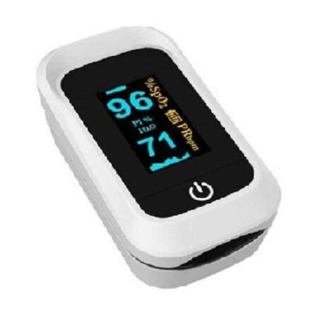 Perfecxa Q3 White Pulse Oximeter with OLED Display