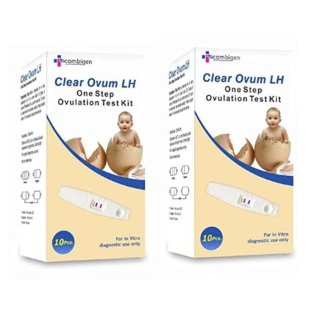 Recombigen 10 Pcs Clear Ovum One Step Fertility Rapid Test Kit (Pack of 2)