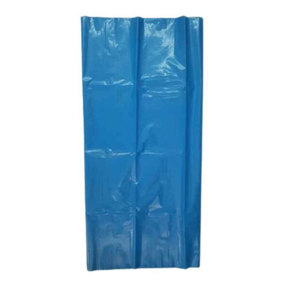 Medisafe Global 120x150cm Blue LDPE Disposable Plain Sheet with Medical Pouch (Pack of 30)