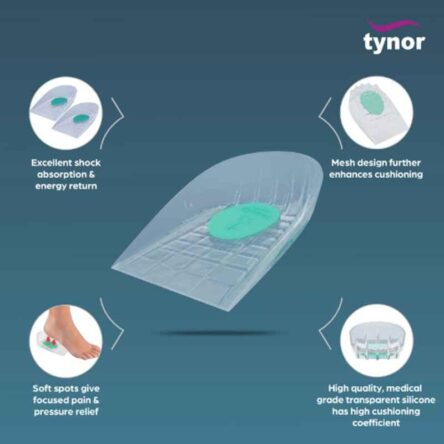 Tynor Silicon Heel Cushion