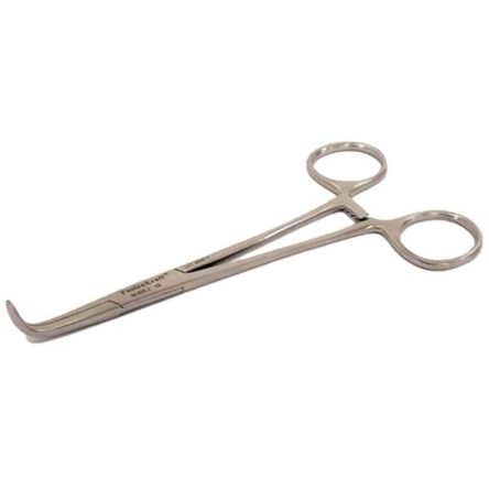 Forgesy NEO11 12 inch Silver Stainless Steel Curved Artery Forceps