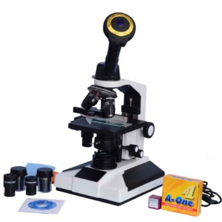 ESAW 40x-1500x Led Illumination Compound Student Binocular Microscope with Semi Plan Achro Objective