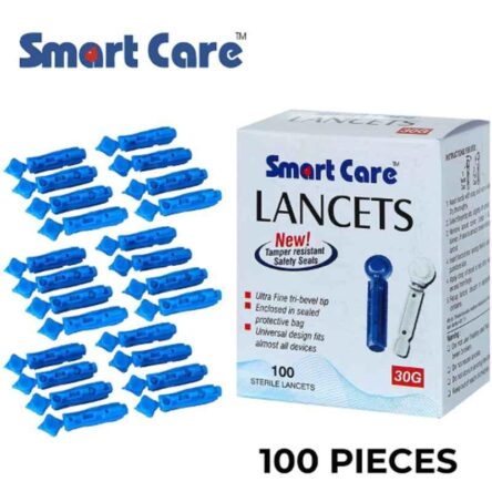 Smart Care GM05S 100 Pcs Round Lancet Needle Kit