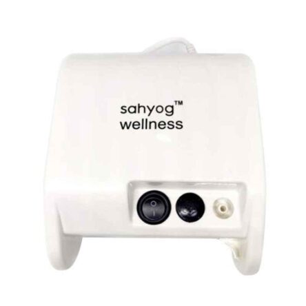 Sahyog Wellness White Piston Compressor Nebulizer with Flow Adjuster