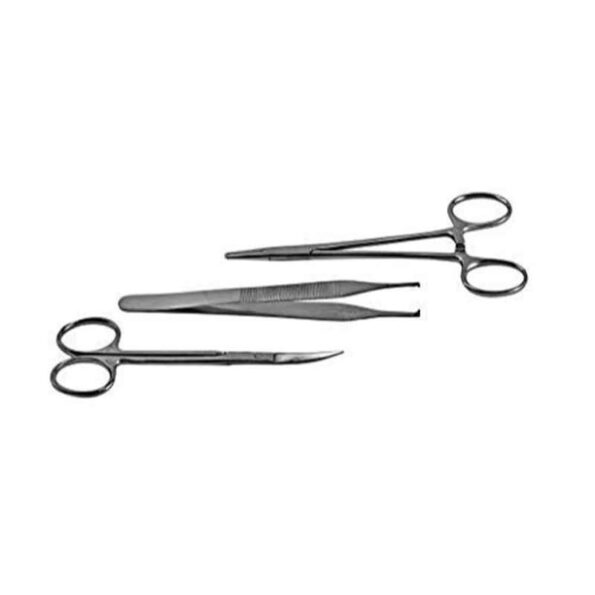 Forgesy GSS106 3 Pcs Stainless Steel Suturing Kit