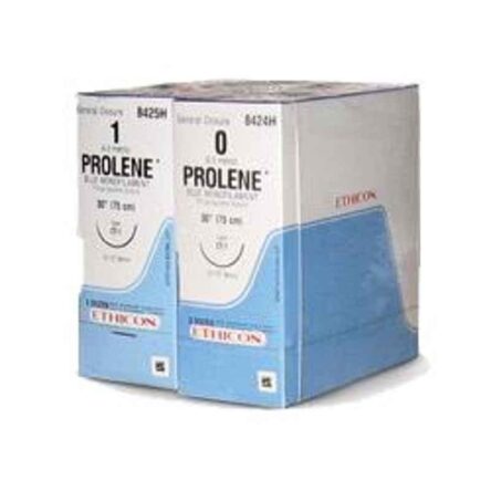 Ethicon NW882 Prolene 5-0 Blue Monofilament Suture