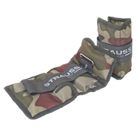 Strauss 30x16x4cm Neoprene Camouflage Adjustable Ankle Weight