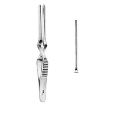 Alis 10.5cm/4 1/2 inch Atrauma Bulldog Clamps De-Bakey Straight