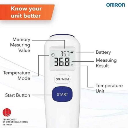 Omron MC-720 Non-Contact Forehead Thermometer