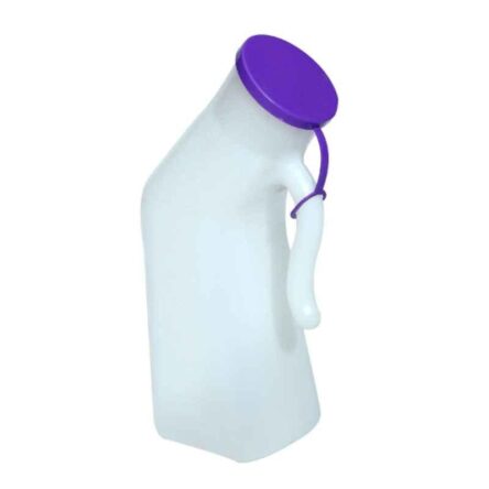 Smart Care I-21 1000ml Plastic Urinal Pot with Cap for Male & Female