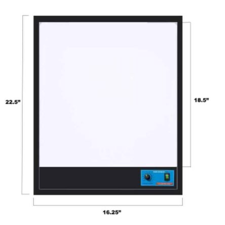 Paxmax 12V Single Film LED X Ray Illuminator View Box with 10 Stage Dimmer & In-Built Adaptor