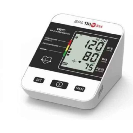 BPL White & Black Fully Automatic Digital Blood Pressure Monitor