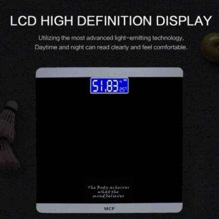 MCP Achiever BLGR01 180kg Black Electronic LCD Weighing Machine