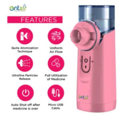 Entair YS 30 Pink Portable Mesh Nebulizer