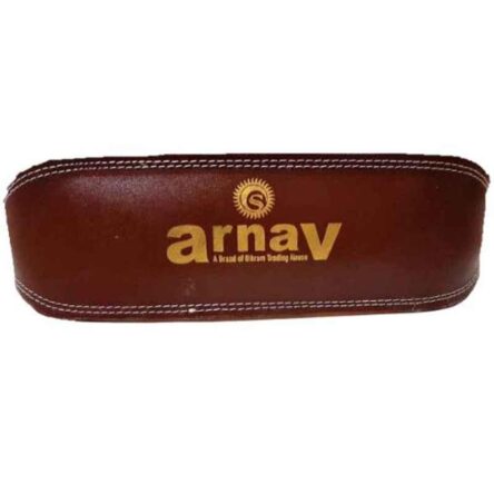 Arnav 6 inch Black Weight Lifting Gym Belt with Back Support