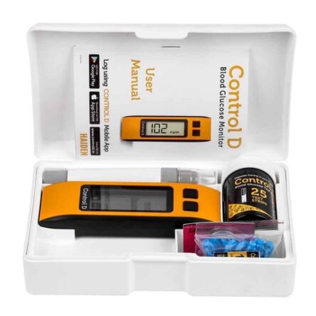 Control D Glucometer Kit with 25 Strips