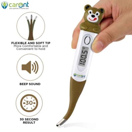 Carent DMT437 Brown Instant Flexible Digital Thermometer
