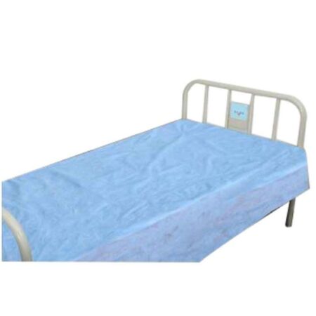 PMPS 48x78 inch Non Woven White Bed Sheet