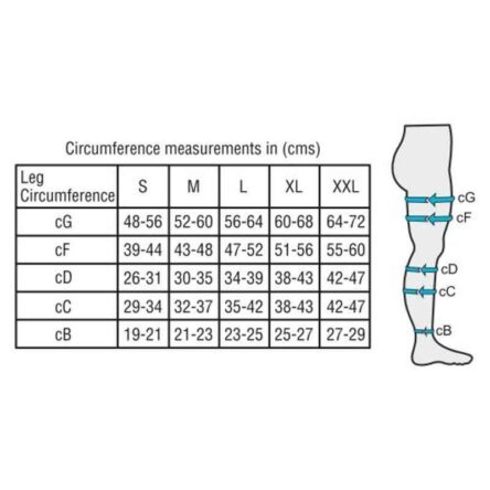 Vissco M Vissco Platinum Class 1 Knee Length Medical Compression Stocking