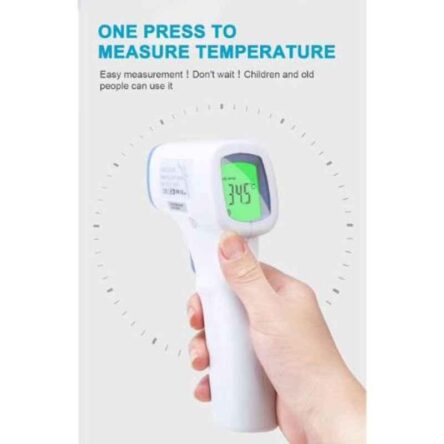 Sahyog Wellness White & Blue Non-Contact Forehead IR Thermometer