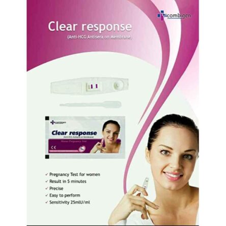 Clear Response One Step Urine HCG Pregnancy Test Kit