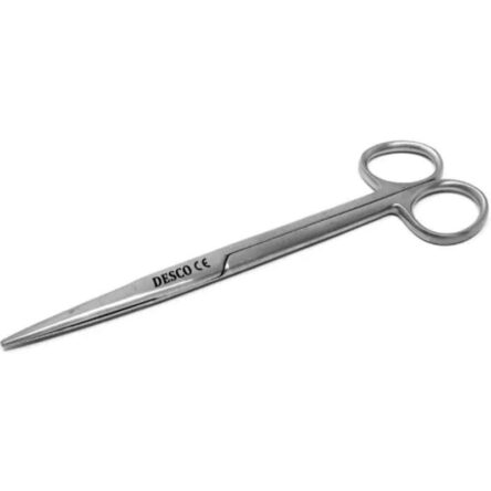 Desco 6.5 inch Stainless Steel Straight Mayo Scissor