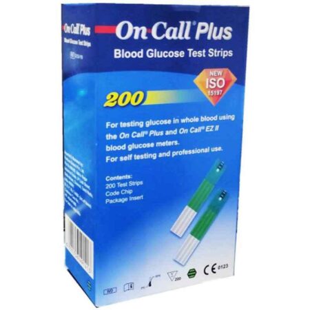On Call Plus Ocp 200 Pcs 200 Glucometer Strips Box