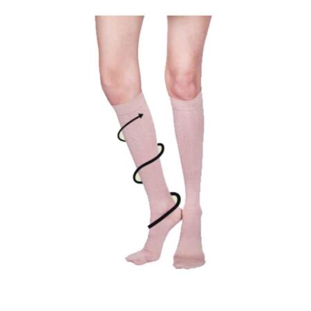 Sorgen Microfiber Beige Everyday Compression Socks