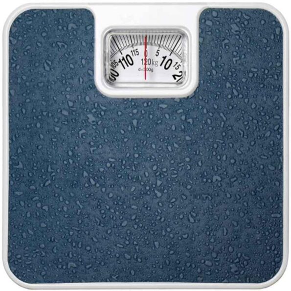 Acu-Check 120kg Stainless Steel & Plastic Blue Analog Weight Machine Scale