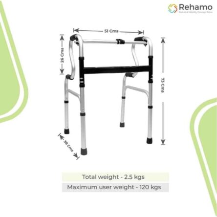 Rehamo 120kg Aluminium Folding Walker Stand