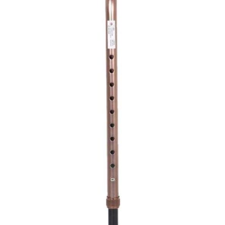 Mediva Aluminium Semi S Shape Cane with Broad Base