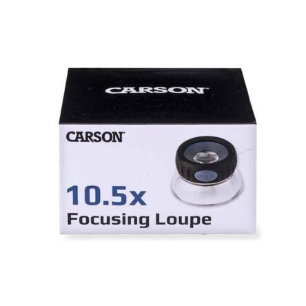 Carson LumiLoupe Plus 11.5X Power Stand Loupe Magnifier with Dual Lens Focusing System