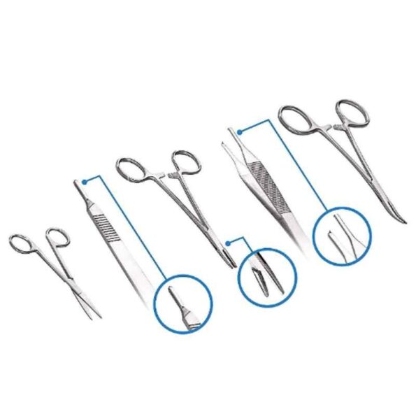 Forgesy 5 Pcs Stainless Steel Surgical Instruments Set