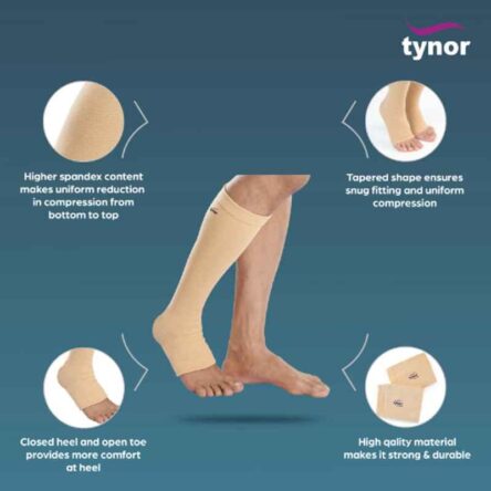 Tynor Compression Below Knee Stocking