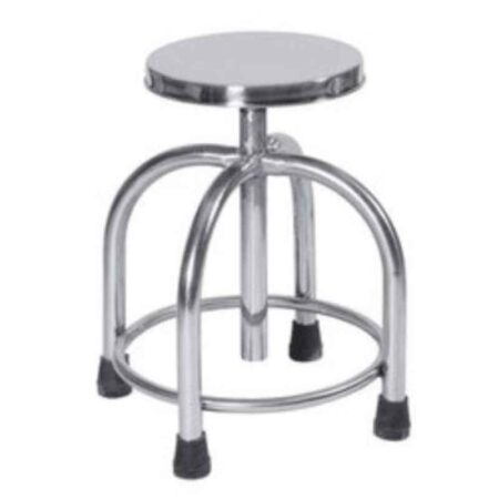 Wellsure Healthcare Stainless Steel 4 Legs Revolving Stool