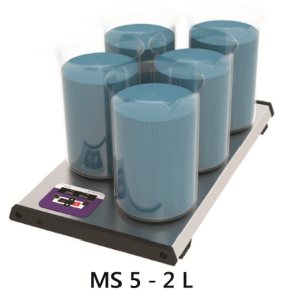 Borosil MS 5-2L Digital Multi Position Stirrer without Heating