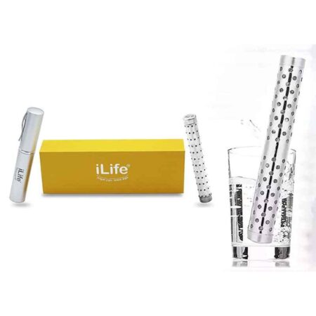 iLife Silver Stainless Steel Pen Type Alkaline Hydrogen Stick for Healthy Anti Oxidant Water