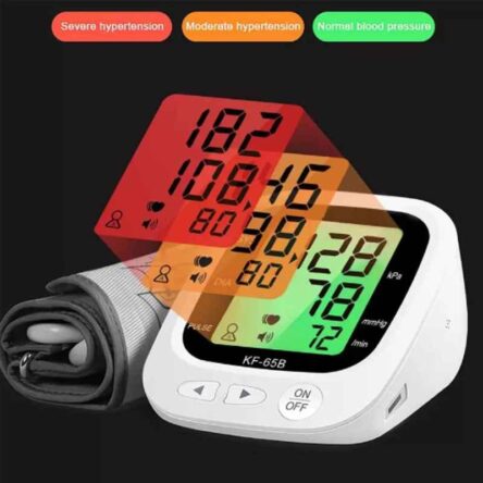 Divine Medicare White LCD Display Automatic Digital Blood Pressure Monitor