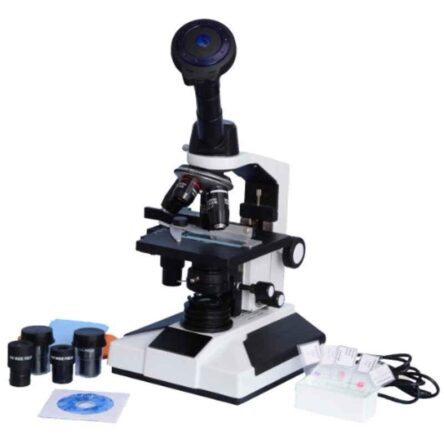 ESAW 40x-1500x Monocular Compound Microscope with Semi Plan Achro Objectives