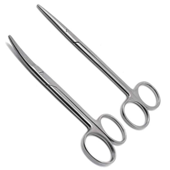 Forgesy 2 Pcs 6 inch Metzenbaum Straight & Curved Scissor Set