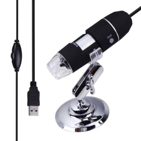 Microware 40-1000X 2.0MP 8 LED Digital Microscope for Inspection