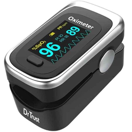 Dr Trust Black & Silver Pulse Oximeter