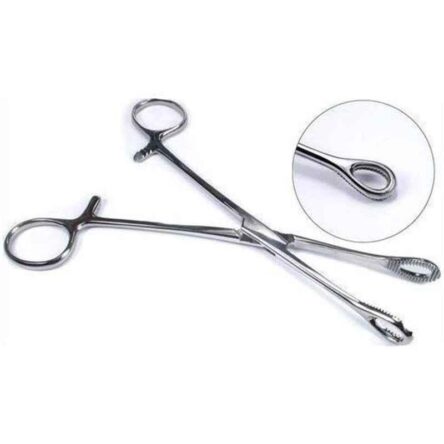 Forgesy 2 Pc Stainless Steel Sponge Forcep Set