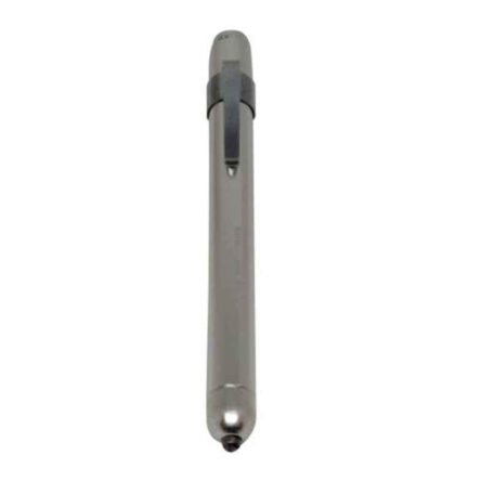 Sahyog Wellness Metal Silver Mini Pocket Pen Torch with White Light