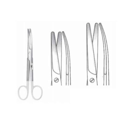 Alis 14.5cm/6 inch Scissors with Tungsten Carbide Inserts Mayo Curved