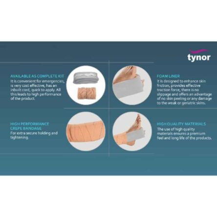 Tynor PUF Liner Skin Traction Set for Child