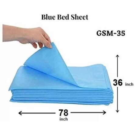 Ashin Microfiber Blue Single Bedsheet