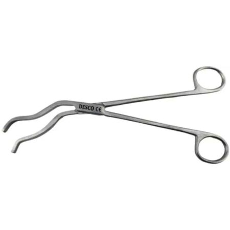 Desco 8 inch Stainless Steel Cheatle Sterilizing Tissue Forceps