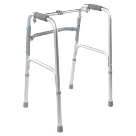 Entros 78-96cm Adjustable Height Reciprocating Folding Aluminium Walker